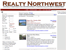 Tablet Screenshot of montanarealestate.realty-northwest.com